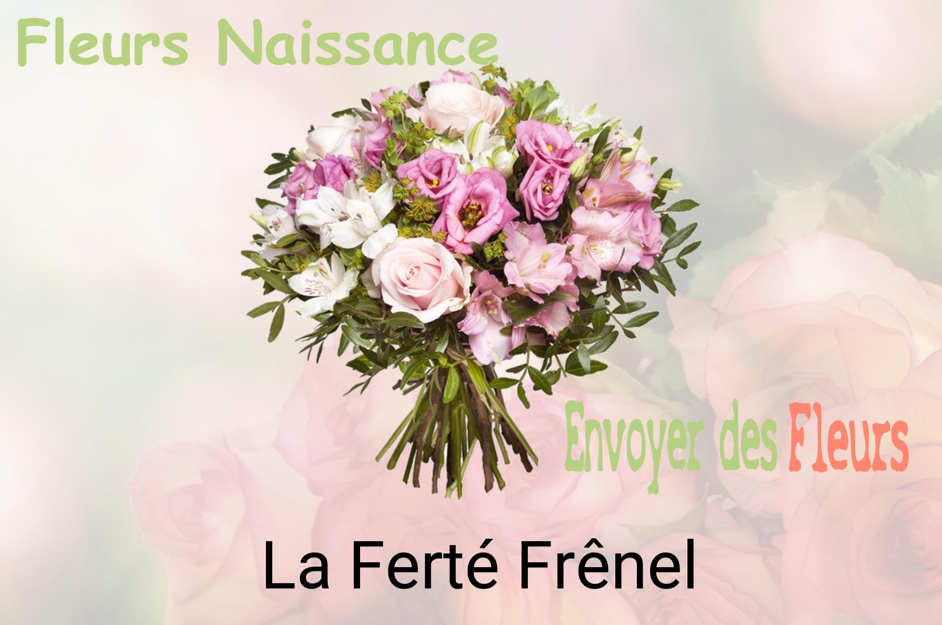 Bouquet de fleurs de naissance livré à La Ferté-Frênel